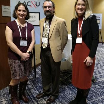 Bowers, Mertz, and Neiles at AAC&U Conference
